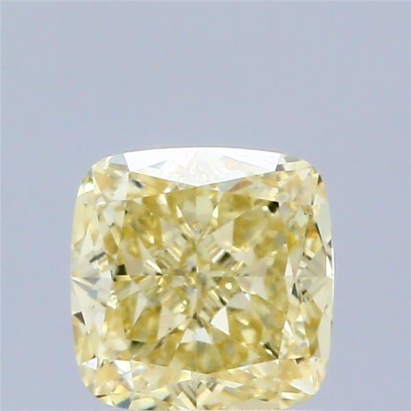 1.00 Ct. Fancy Intense Yellow Cushion Lab Grown Diamond