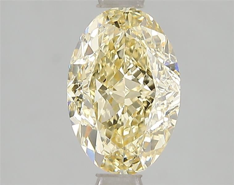 2.04 Ct. Fancy Intense Yellow Oval Lab Grown Diamond