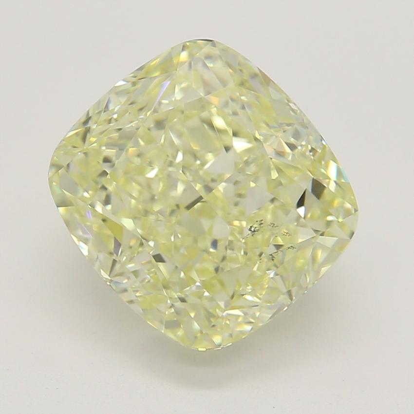 2.35 Ct. Fancy Light Yellow Cushion Diamond