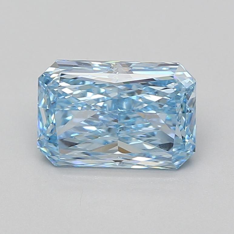2.09 Ct. Fancy Vivid Blue Radiant Lab Grown Diamond