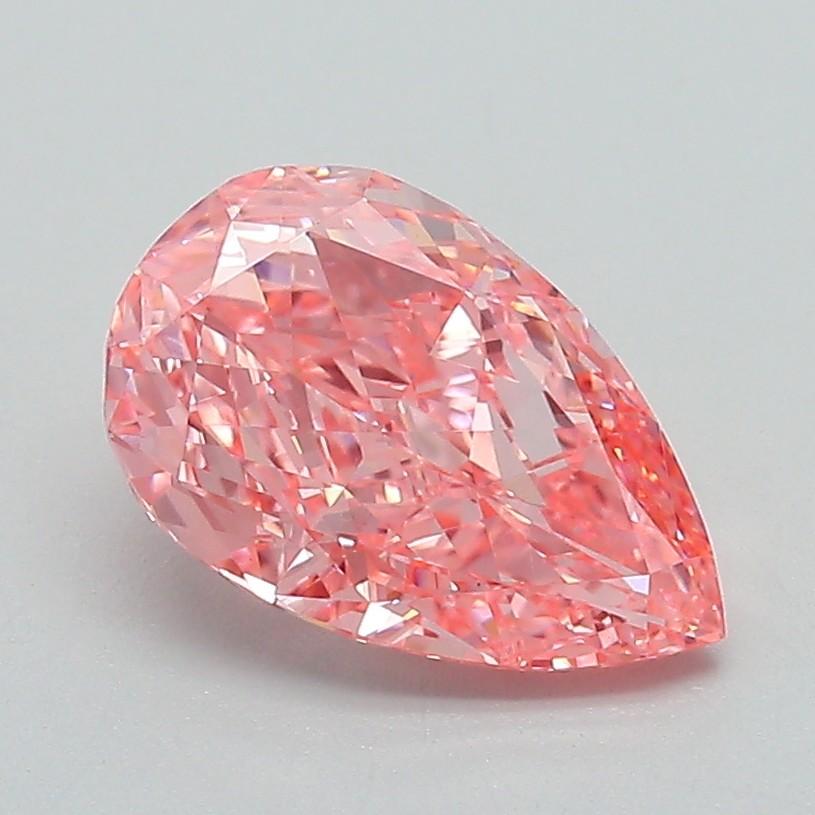 1.60 Ct. Fancy Vivid Pink Pear Lab Grown Diamond