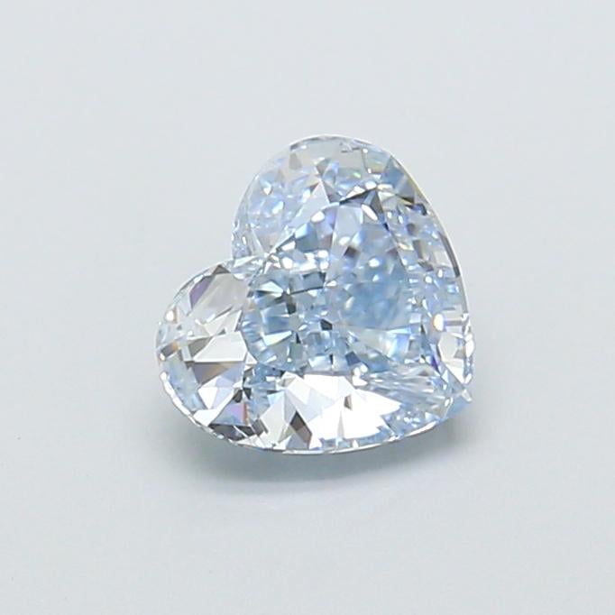 1.11 Ct. Fancy Intense  Blue Heart Lab Grown Diamond