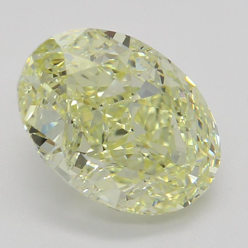 2.40 Ct. Fancy Light Yellow Oval Diamond