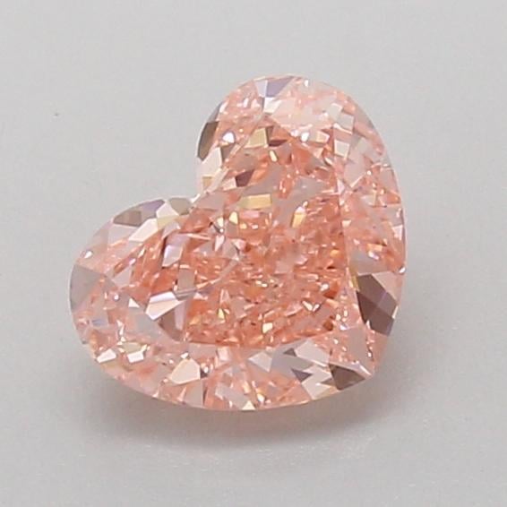 1.10 Ct. Fancy Vivid Pink Heart Lab Grown Diamond