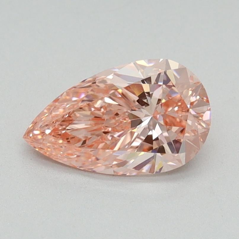 0.90 Ct. Fancy Intense Pink Pear Lab Grown Diamond