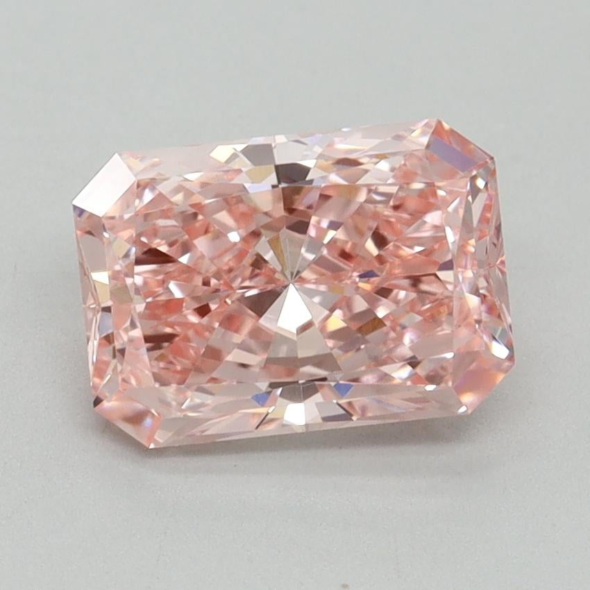1.81 Ct. Fancy Vivid Pink Radiant Lab Grown Diamond