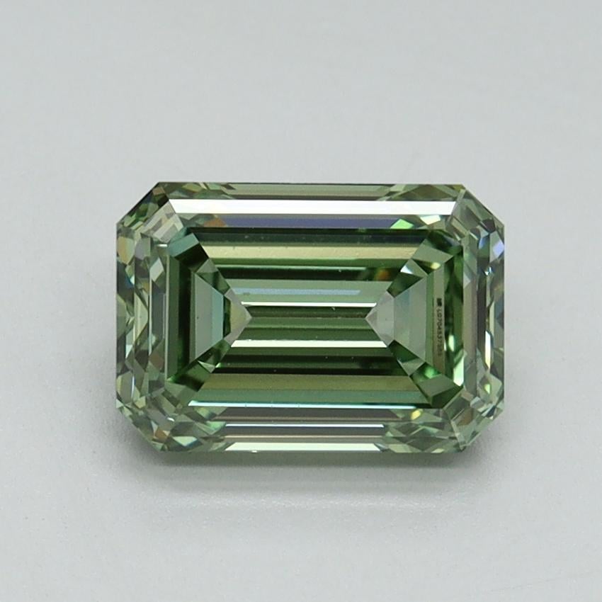 1.50 Ct. Fancy Vivid Pacific Green Emerald Lab Grown Diamond