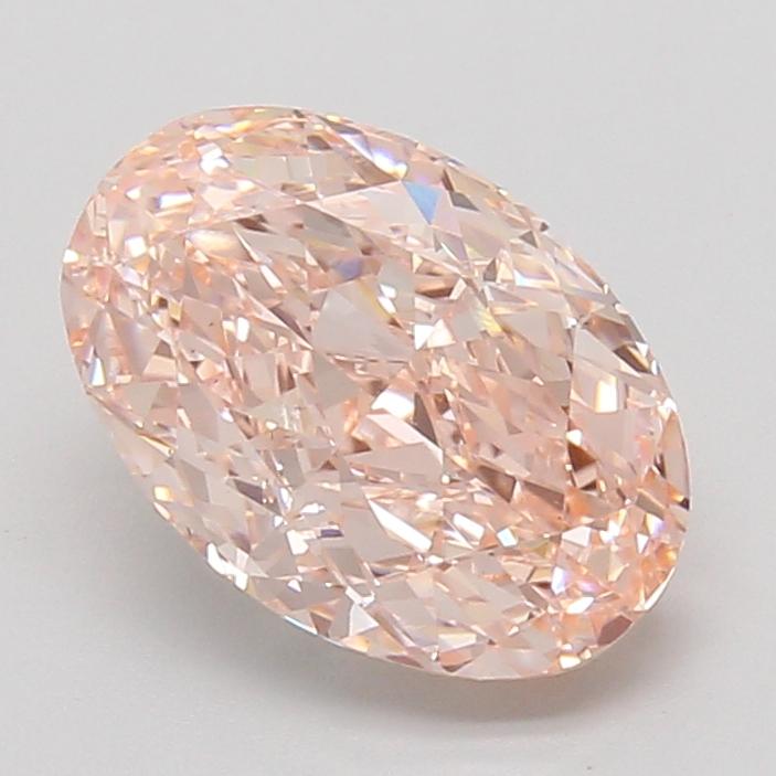 3.05 Ct. Fancy Vivid Pink Oval Lab Grown Diamond