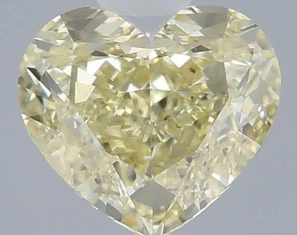 1.07 Ct. Fancy Yellow Heart Lab Grown Diamond