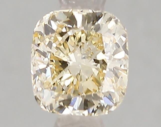 1.02 Ct. Fancy Light Yellow Cushion Lab Grown Diamond