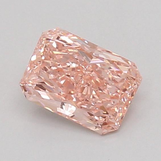 0.87 Ct. Fancy Vivid Pink Radiant Lab Grown Diamond