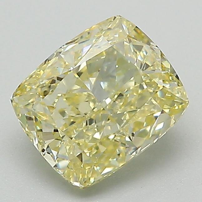1.57 Ct. Fancy Intense Yellow Cushion Lab Grown Diamond