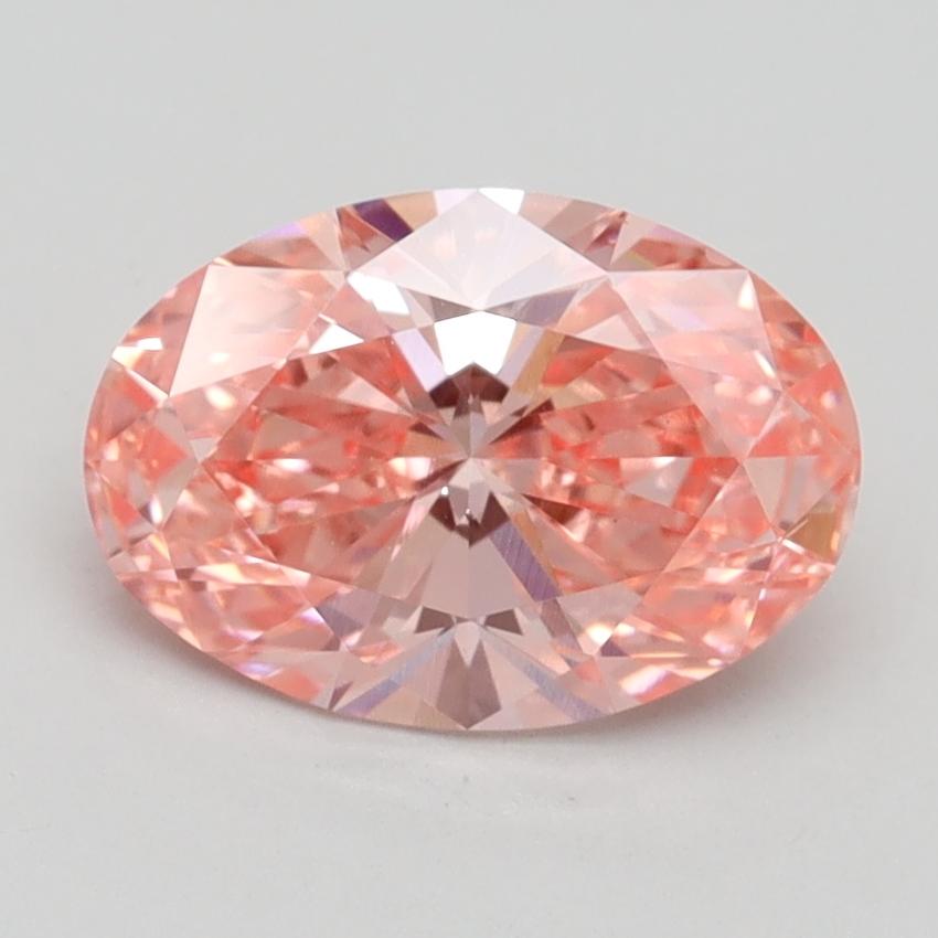1.81 Ct. Fancy Vivid Pink Oval Lab Grown Diamond