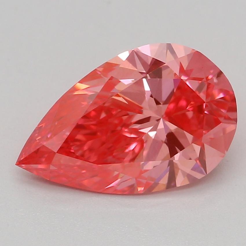 1.05 Ct. Fancy Vivid Pink Pear Lab Grown Diamond
