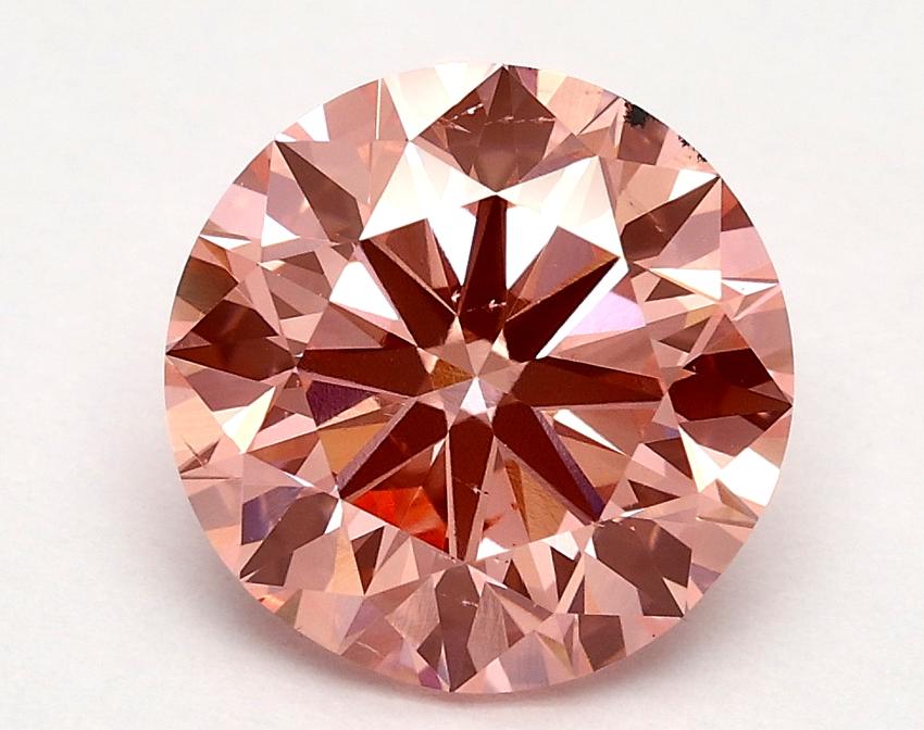 2.01 Ct. Fancy Vivid Pink Round Lab Grown Diamond