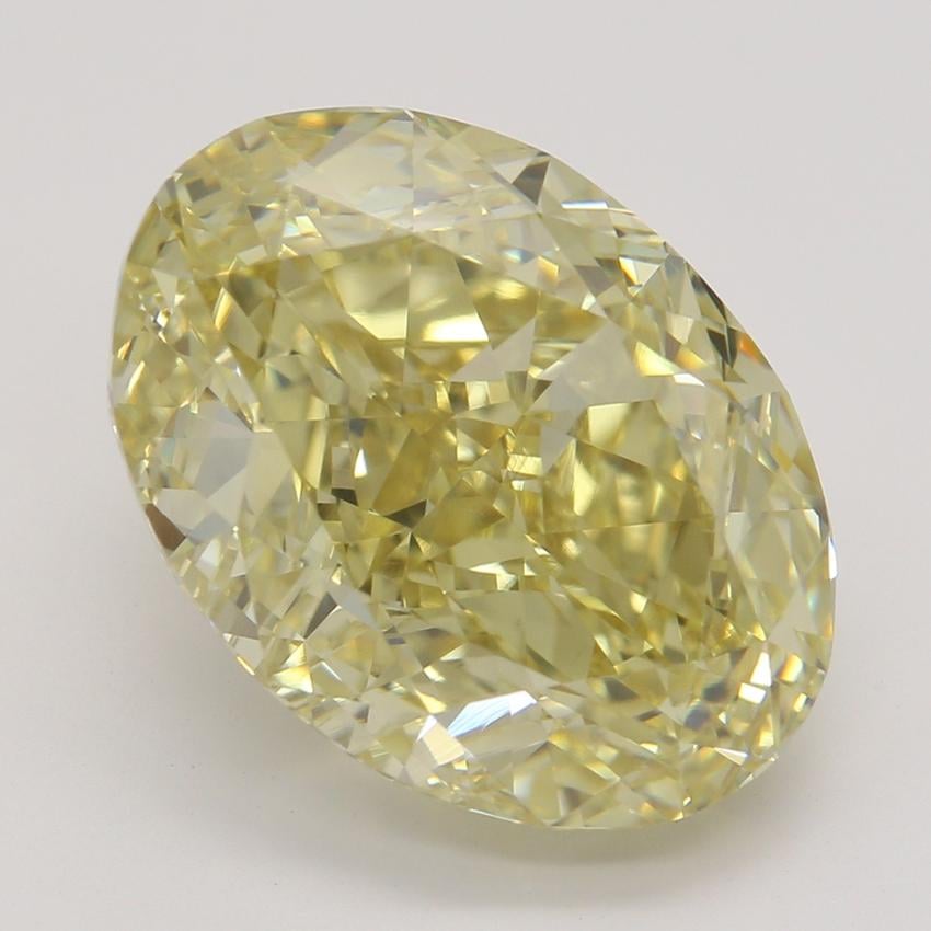 6.09 Ct. Fancy Yellow Oval Diamond