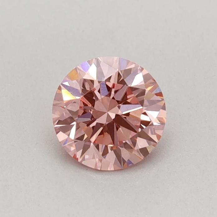 0.32 Ct. Fancy Vivid Pink Round Lab Grown Diamond