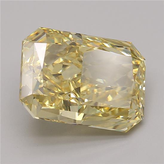 5.49 Ct. Fancy Vivid Yellow Radiant Lab Grown Diamond