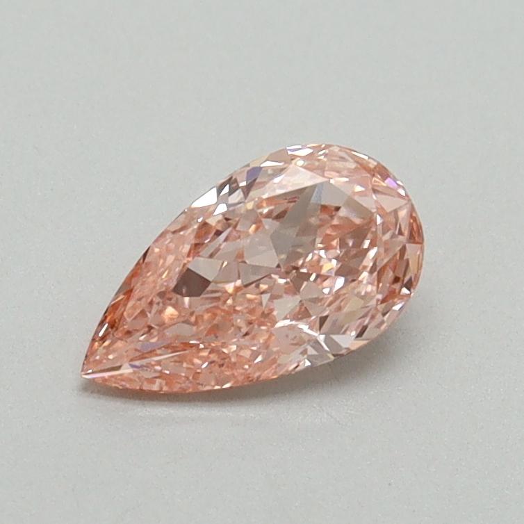 0.51 Ct. Fancy Vivid Pink Pear Lab Grown Diamond