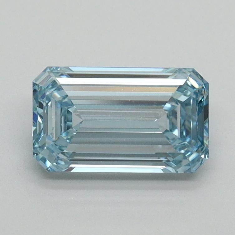 1.04 Ct. Fancy Intense Blue Emerald Lab Grown Diamond