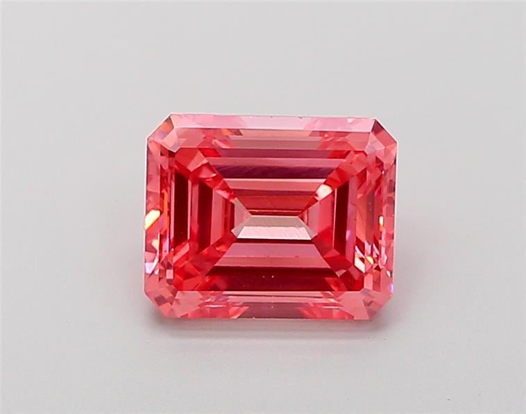 2.03 Ct. Fancy Vivid  Pink Emerald Lab Grown Diamond