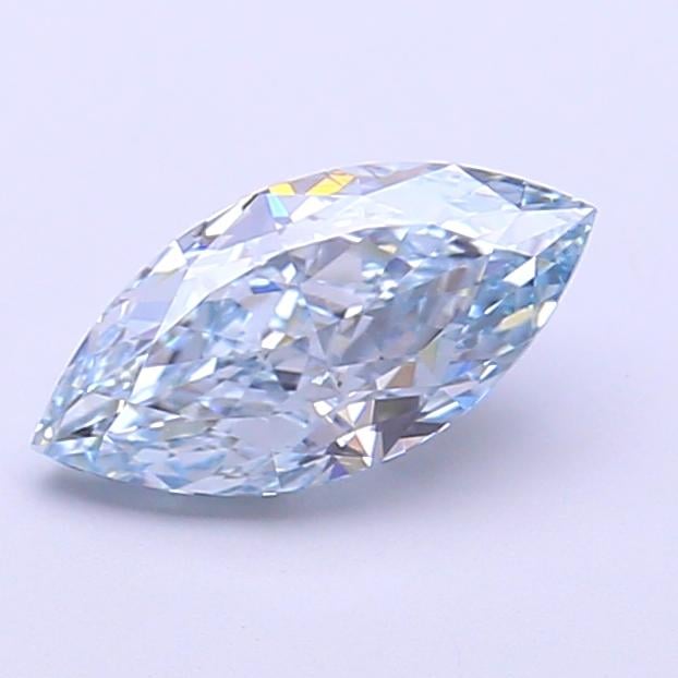 1.05 Ct. Fancy Intense  Blue Marquise Lab Grown Diamond