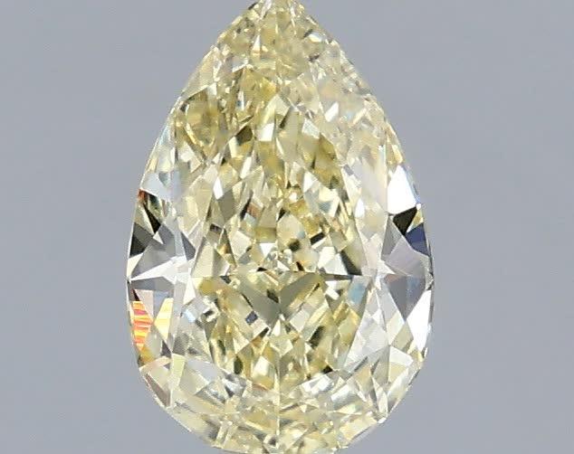 1.10 Ct. Fancy Yellow Pear Lab Grown Diamond