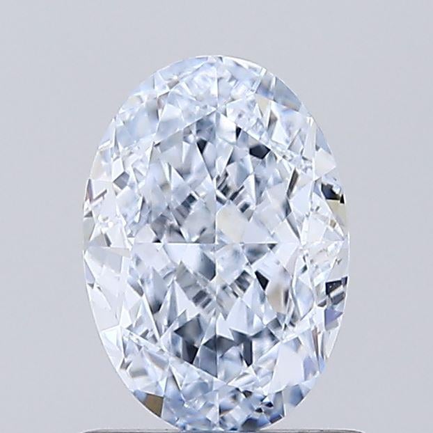 1.01 Ct. Light Blue Oval Lab Grown Diamond