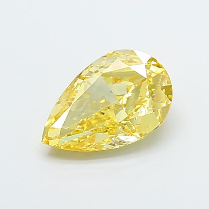 2.00 Ct. Fancy Intense Yellow Pear Lab Grown Diamond