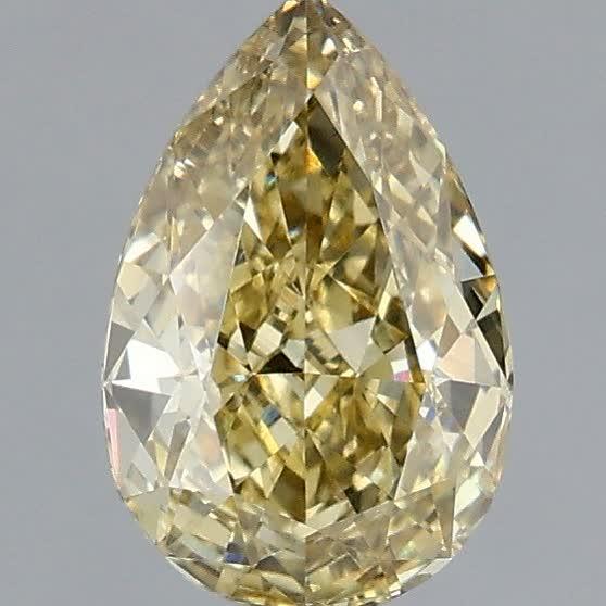 1.02 Ct. Fancy Intense Yellow Pear Lab Grown Diamond