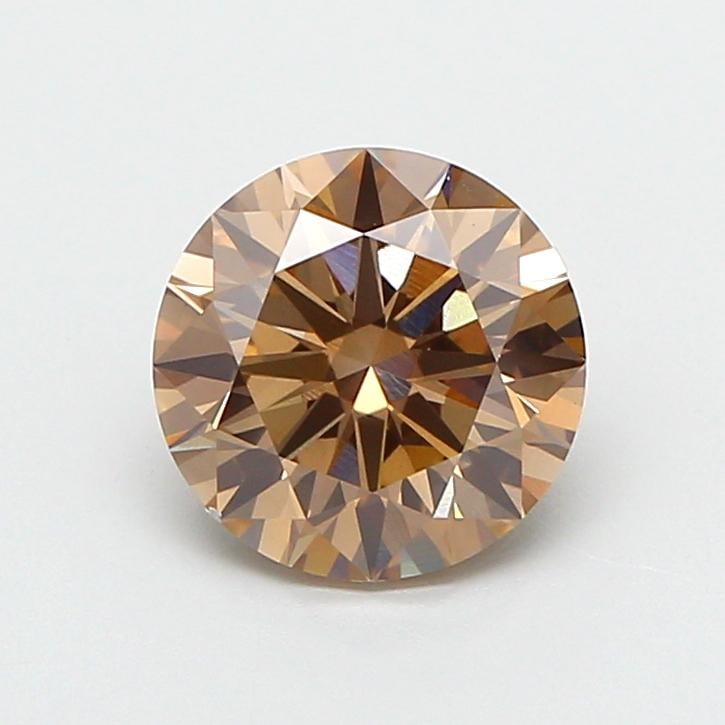 2.07 Ct. Fancy Light  Brown Round Lab Grown Diamond