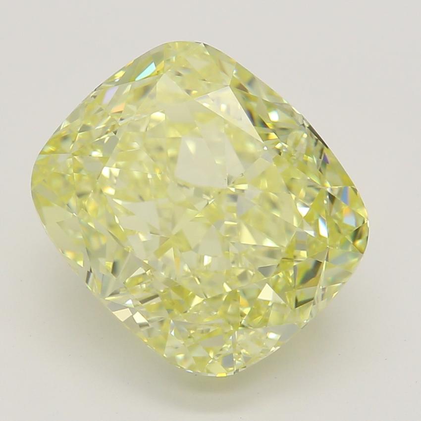3.52 Ct. Fancy Intense Yellow Cushion Diamond