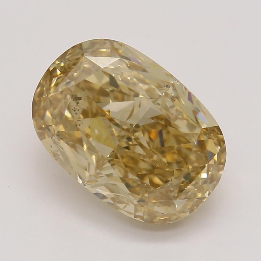 2.05 Ct. Fancy Brownish Orangy Yellow Cushion Diamond