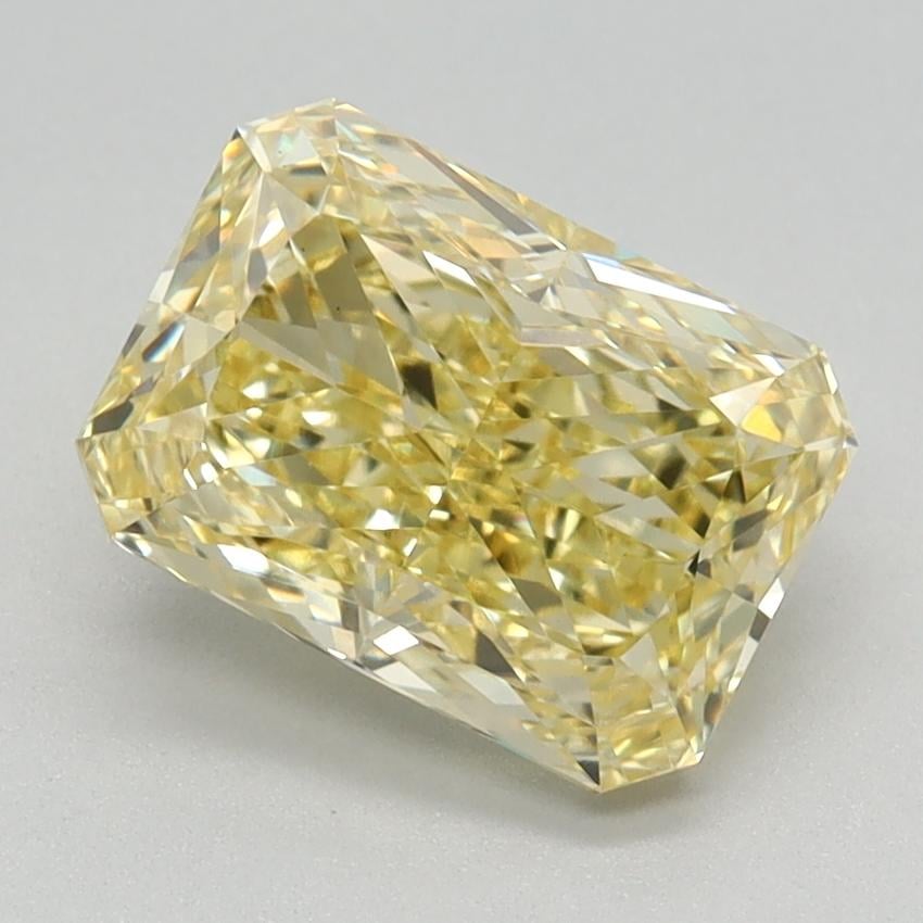 1.78 Ct. Fancy Vivid Yellow Radiant Lab Grown Diamond