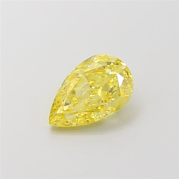 1.01 Ct. Fancy Vivid Yellow Pear Lab Grown Diamond