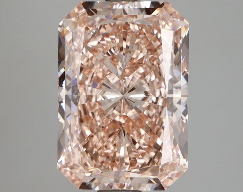 4.07 Ct. Fancy Intense Pink Radiant Lab Grown Diamond