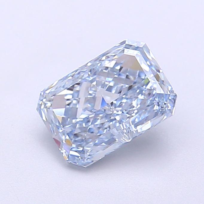 1.24 Ct. Fancy Intense Blue Radiant Lab Grown Diamond
