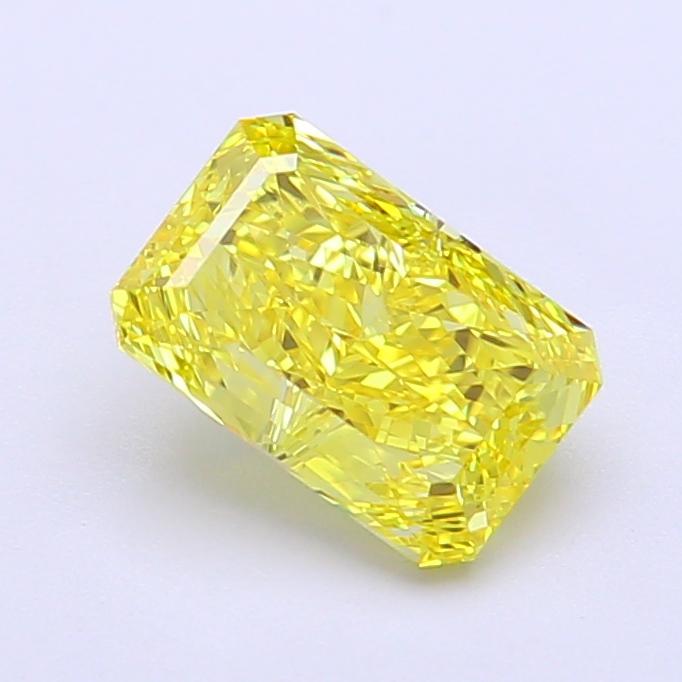 1.37 Ct. Fancy Intense Yellow Radiant Lab Grown Diamond