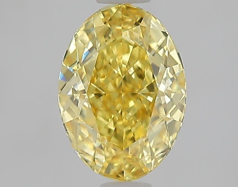 1.57 Ct. Fancy Vivid Yellow Yellow Oval Lab Grown Diamond