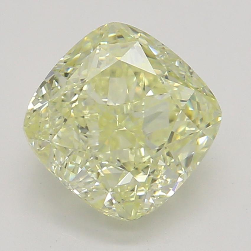 1.06 Ct. Fancy Light Yellow Cushion Diamond