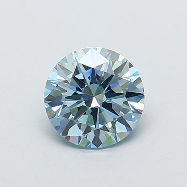 1.00 Ct. Fancy Intense  Blue Round Lab Grown Diamond