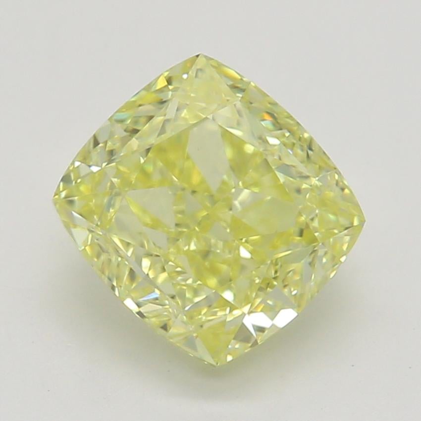 1.21 Ct. Fancy Intense Yellow Cushion Diamond