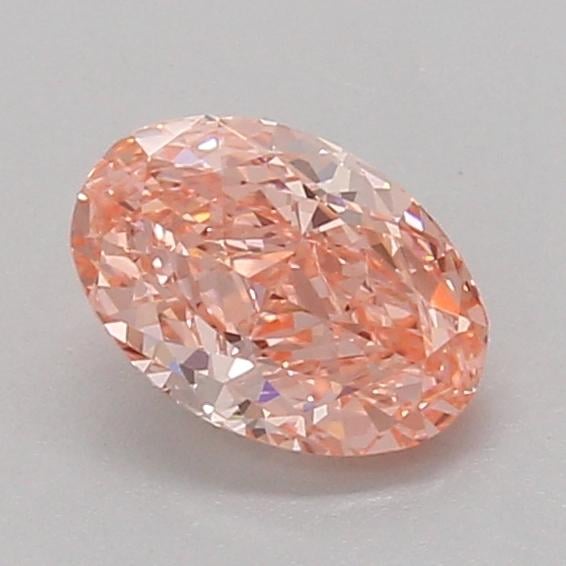 1.07 Ct. Fancy Vivid Pink Oval Lab Grown Diamond