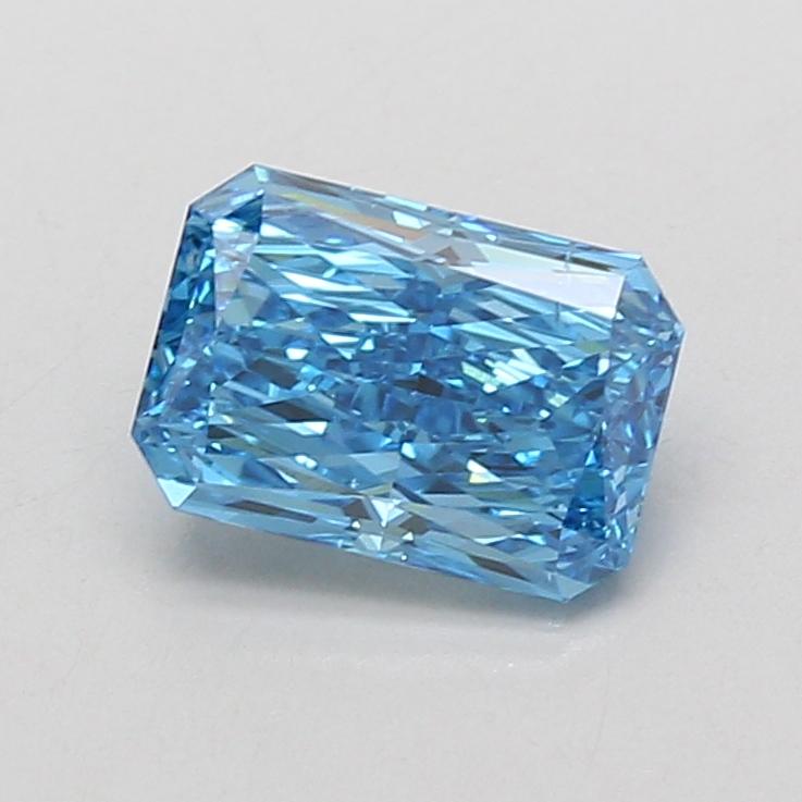 1.53 Ct. Fancy Vivid Blue Radiant Lab Grown Diamond