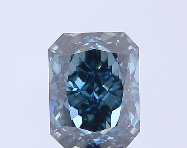 2.06 Ct. Fancy Deep Blue Radiant Lab Grown Diamond