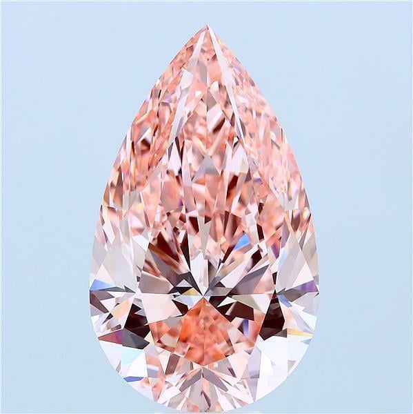 10.15 Ct. Fancy Pink Pear Lab Grown Diamond