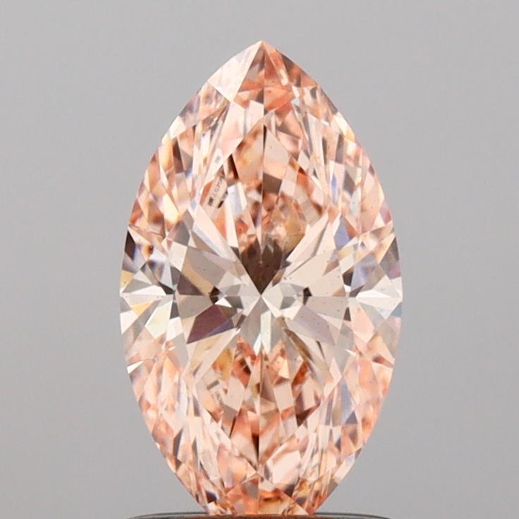 0.96 Ct. Fancy Intense Pink Marquise Lab Grown Diamond