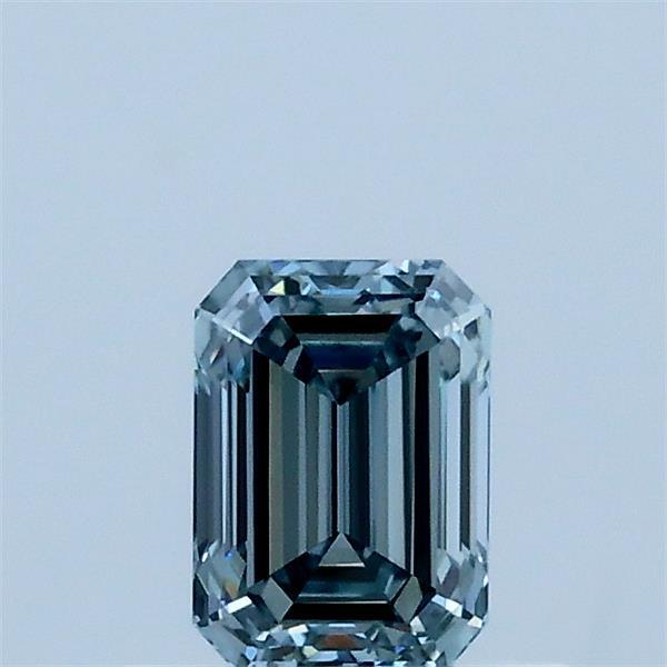 0.53 Ct. Fancy Intense Blue Emerald Lab Grown Diamond