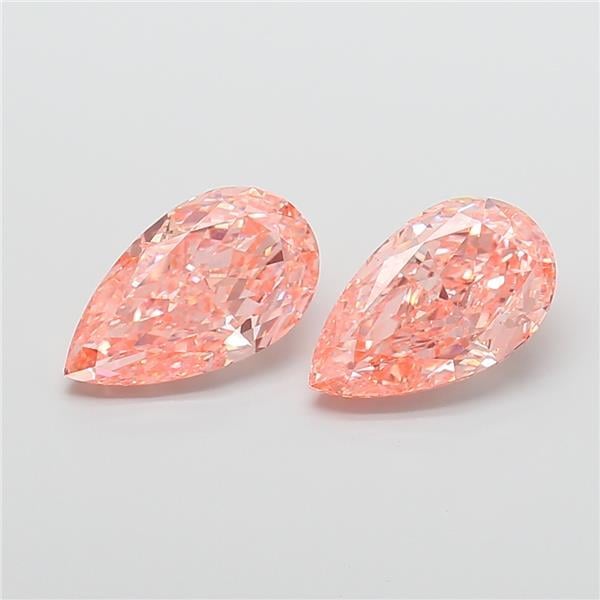 4.01 Ct. Fancy Vivid Pink Pear Lab Grown Diamond