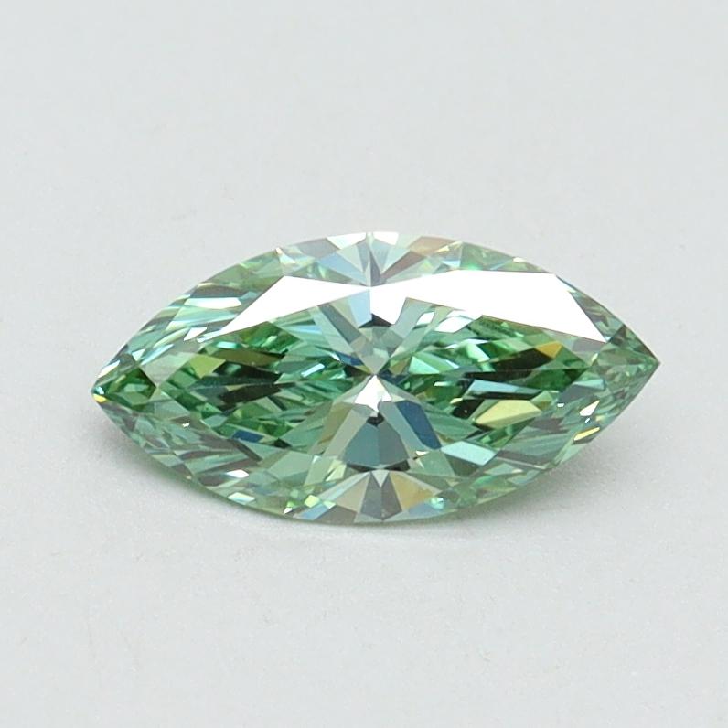0.54 Ct. Fancy Vivid Green Marquise Lab Grown Diamond
